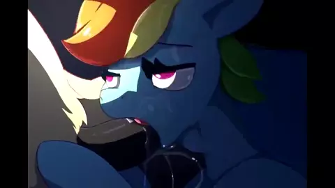Rainbow Dash Blowjob Gif By eto_ya Voiced By MagicalMysticVA
