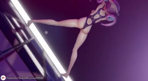 Tomoare クラブ4 / Provocation Dance - Minato Aqua| Virtual Youtuber MMD R-18 R18