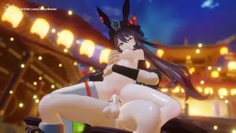 Hutao Riding (Nude Ver.) [neko9mimi]