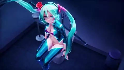 AssCam: ミク Miku ❄️ 39 Music! | 尻フェチカメラ | Vocaloid