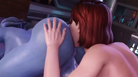 Liara & Femshep's Dinner Date [Justausernamesfm]