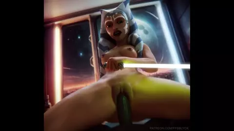 Ahsoka Tano Loves Her Lightsaber [Blacked][FPSBlyck]