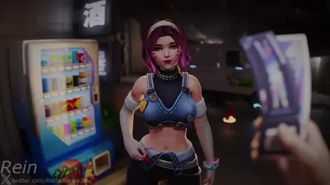 D.Va Doing Anything for Tickets [Reinamation3D]