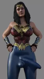 Wonder Woman (futa 3d) - Power Cock