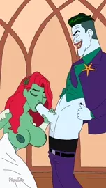 Poison Ivy gives Joker a blowjob