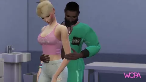 Hotwife fucking doctor in front of cuckold donkey