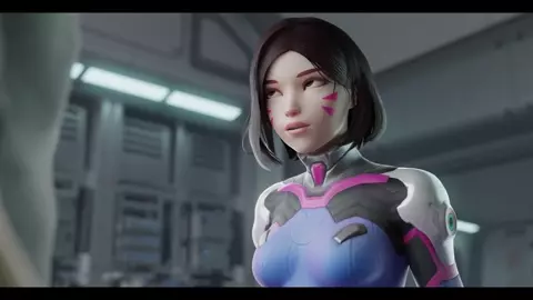 D.Va Becoming A Starlet [White][Aphy3D]