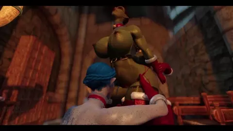 2 Futa Orc Fucks Luscious Dryad for Christmas Part 1