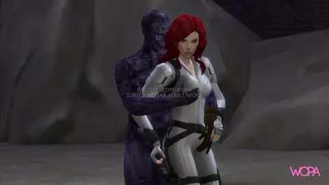 Black Widow having sex with Thanos - Parody Animation