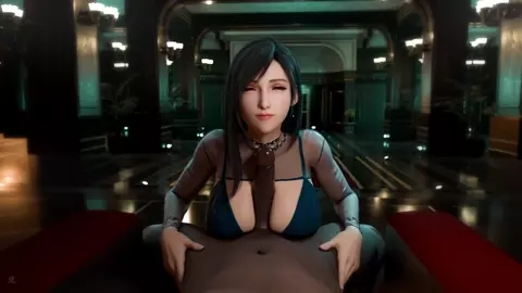 Tifa shows how she's a master of the tity fuck. (black) [Pewposterous]