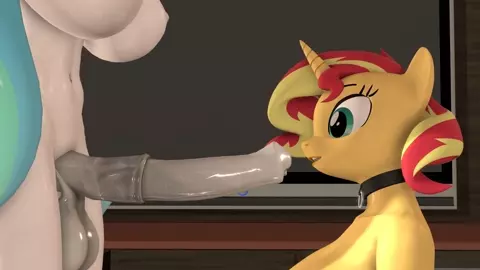 1k followers special (Princess Celestia & Sunset Shimmer) [Neterixx]