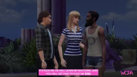 Blonde having sex with Homeless in front of her boyfriend