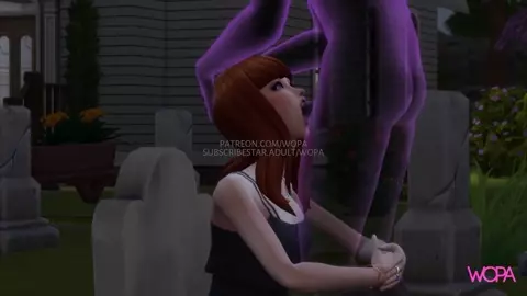 She heads to the cemetery for one last drill with her bf