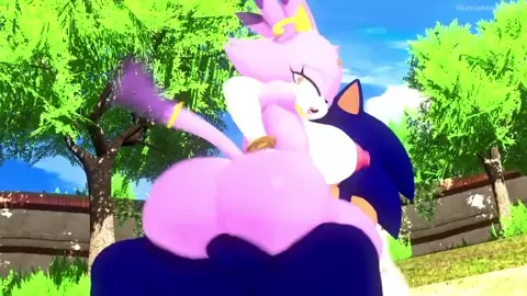 Blaze riding Sonic (sound)