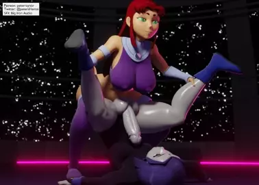 starfire cums a lot