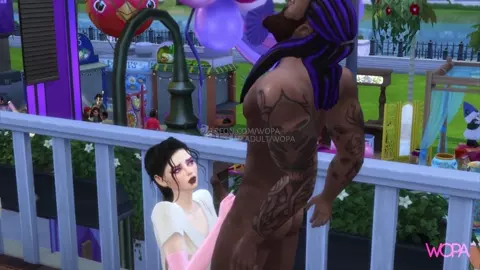 Two girls having sex with strangers in the middle of the carnival party