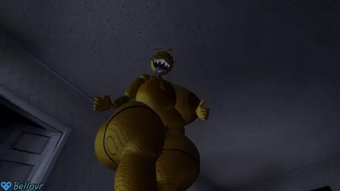 Hyper toy chica facesit pov