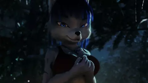 Zoe at night