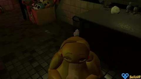 hyper toy chica sucks your cock pov