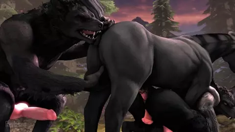 Werewolf x horse