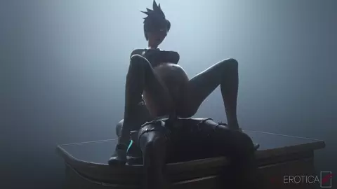 5 months later Tracer STILL wants BDSM BBC (black) [VGErotica]