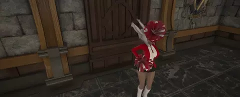 Viera playing cheerleading