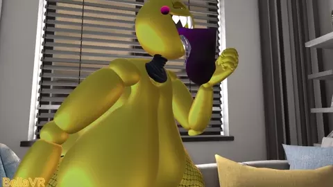 Toy chica sucks dildo