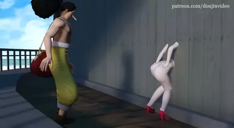 Nico Robin - One Piece - Surprize from Wall