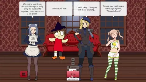 Strip Poker Night at the inventory April Fool costume