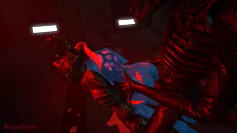 Samus used by two aliens [View 2]
