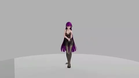 Honkai Impact Raiden Mei Strip Dancing Show Hentai R18 MMD 3D Purple Hair