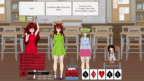 Strip Poker Night at the inventory transform girls