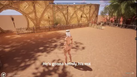 Desert Queen Home Alone With Slave