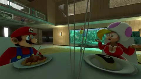A Surprise Celebration for Mario