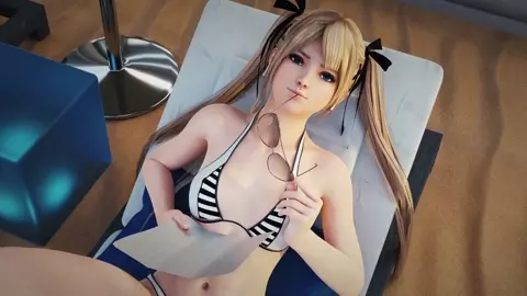 Marie Rose beach sex [CuteCop]