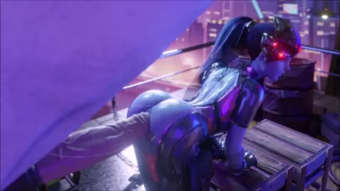 Widowmaker x Horse Rooftop ⌜4K⌟ [TheBartender]