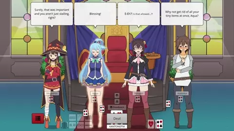 Strip Poker Night at the inventory Konosuba gangs is here