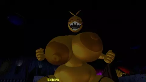 Toy chica rides you in freddy fazbears pizza