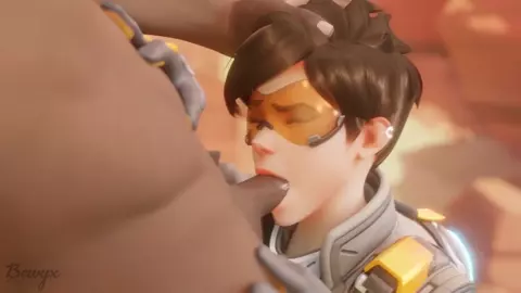 Tracer Paying a Bet (No Male Voice) Overwatch Montage by Bewyx ft. CinderDryadVA
