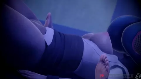 D.Va & Kiriko Threesome