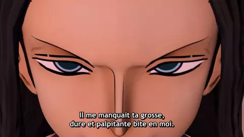 Nami fucks Robin with Huge Futa Cock [Dominica9sfm] [FRENCH-SUB]