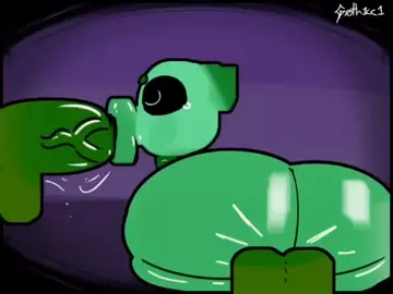 Caked up peashooter
