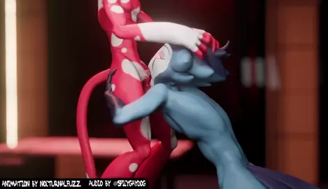 Stolas Throatfucking Blitzo's Cock [NachturnalFuzz and audio by SpicyGayDog]