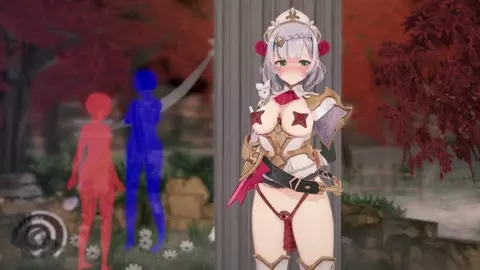 Noelle parasitized by a tentacle suit