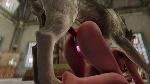 Elf Fucked by Wild Husky