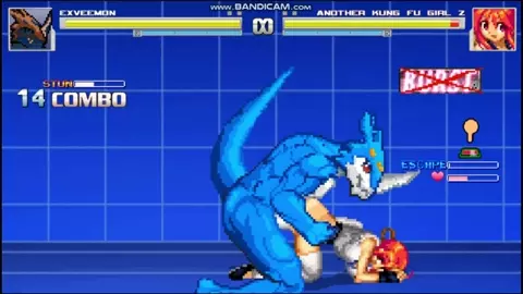 Exveemon x Kung Fu Girl