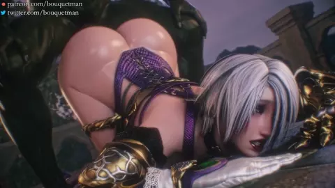Ivy gets taken from behind...again, by an Orc?!? [Bouquetman]