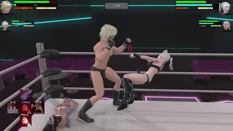 Heroine Rumble 2 AI 1v1v1v1 clusterfuck test