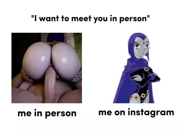 Raven meme parody porn