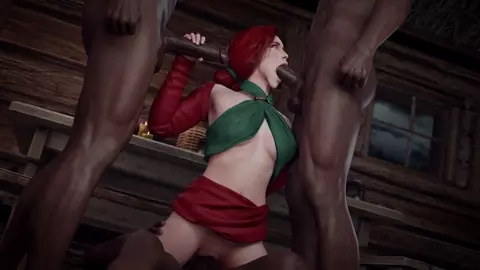 Triss Whore [Blacked][BlueLightSFM][NO WM]